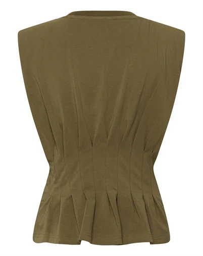 Gestuz - GZInez Top - Military Olive 